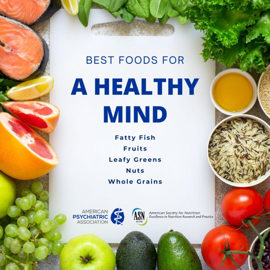 Foods for healthy mind