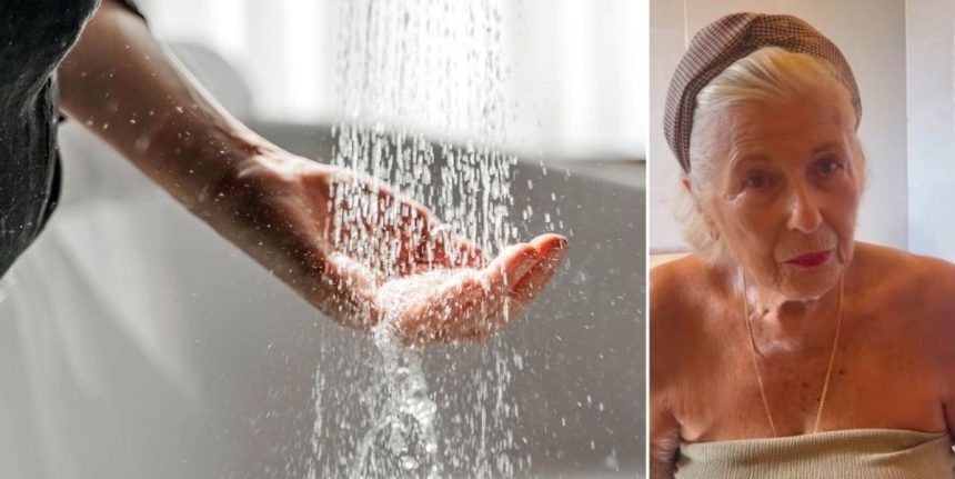 hand under running water alex s 88 year old grandmother