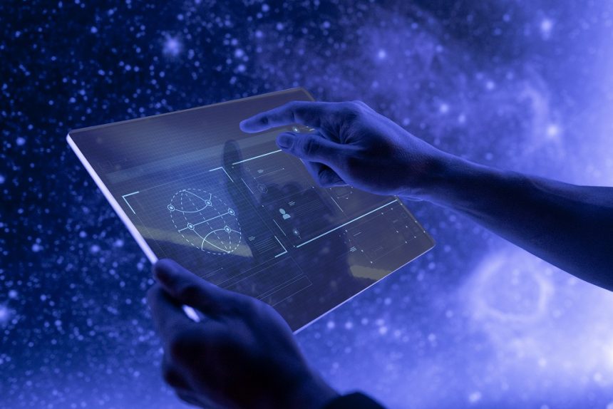 Digital tablet screen Web