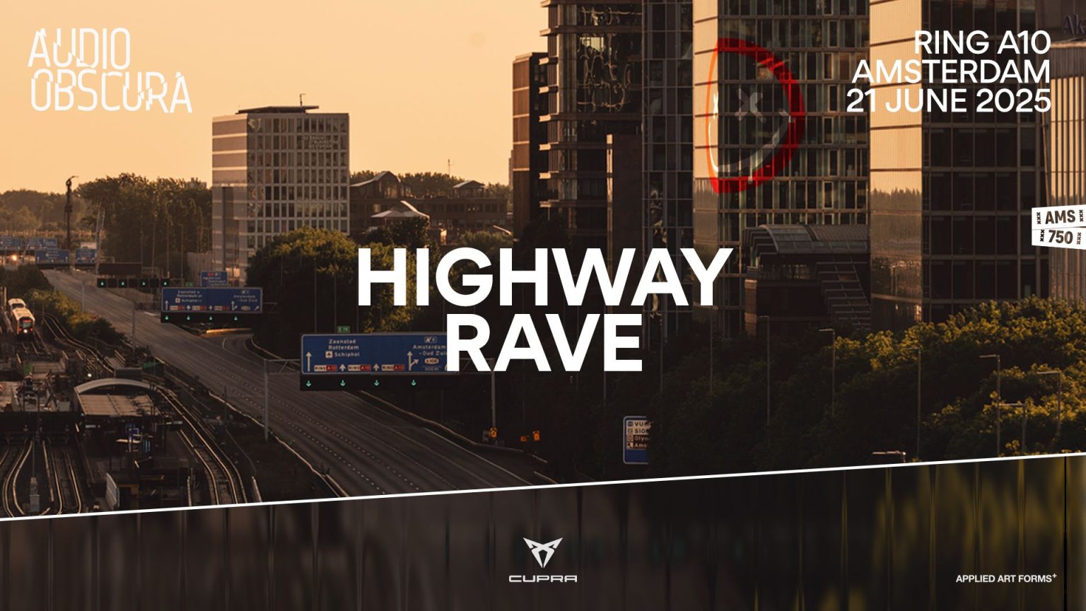 Audio Obscura najavljuje Rave autocestu na Amsterdamu A10