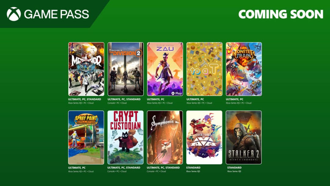 Xbox Game Pass svibanj 2025: Nova izdanja, odlazak igara i ažuriranja