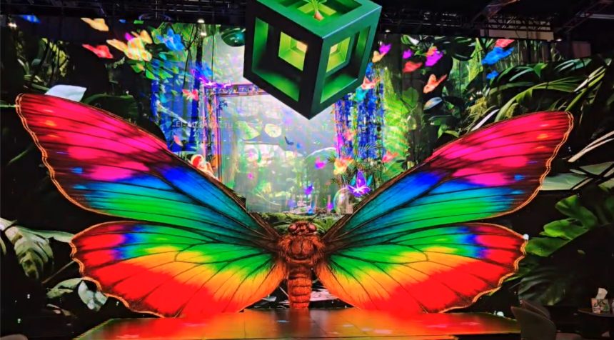 Still Butterfly digital display