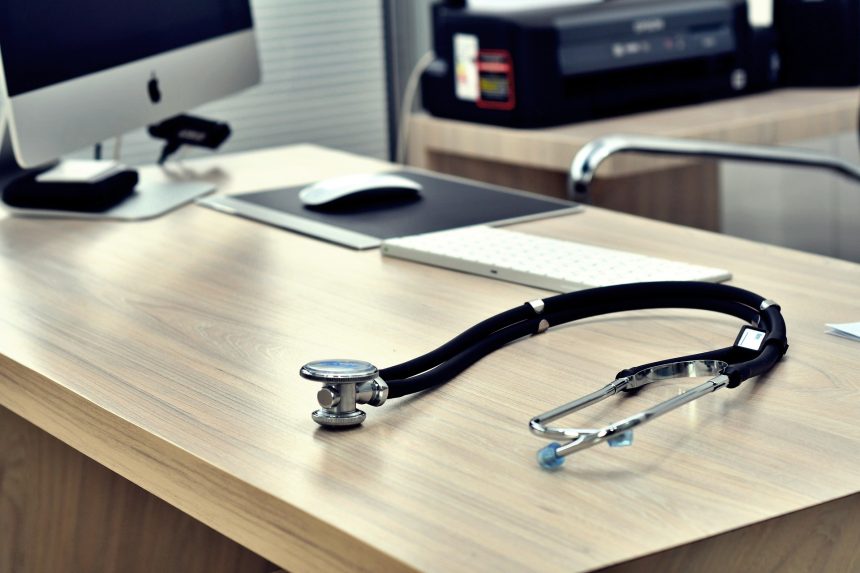stethoscope doctors office