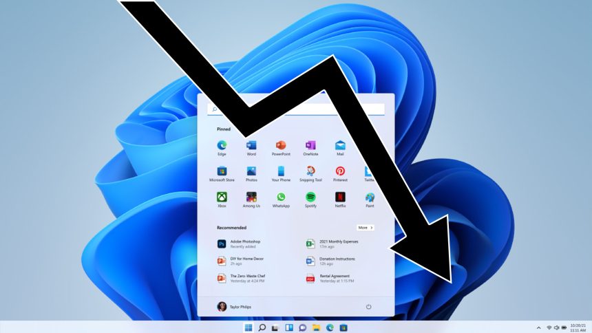 windows 11 update october 2025 frame rate drops