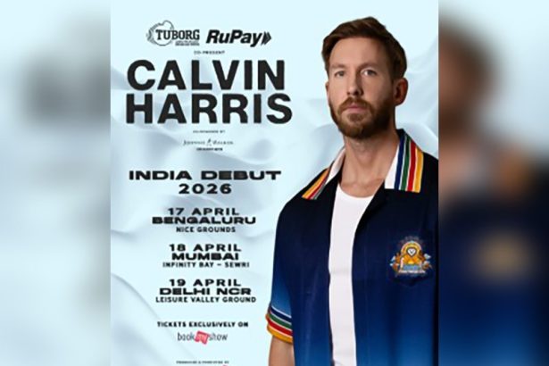 Calvin Harris nastupit će po prvi put u Indiji 2026. godine.