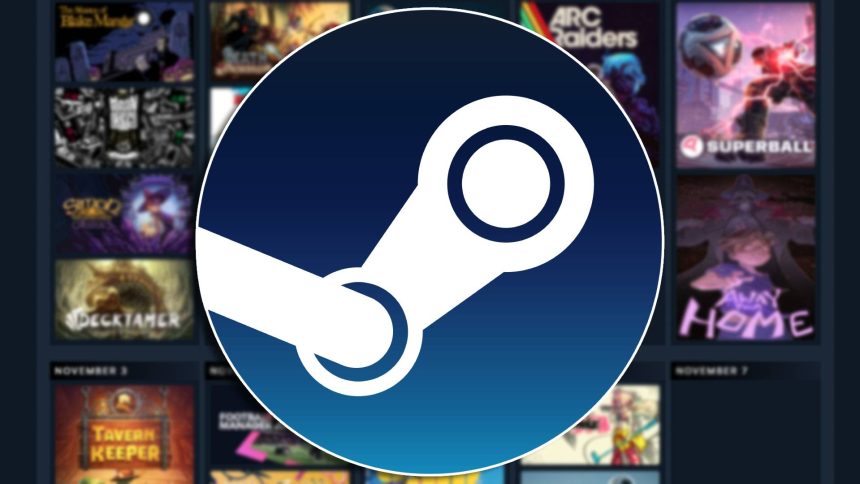Steam logo over the new calendar function