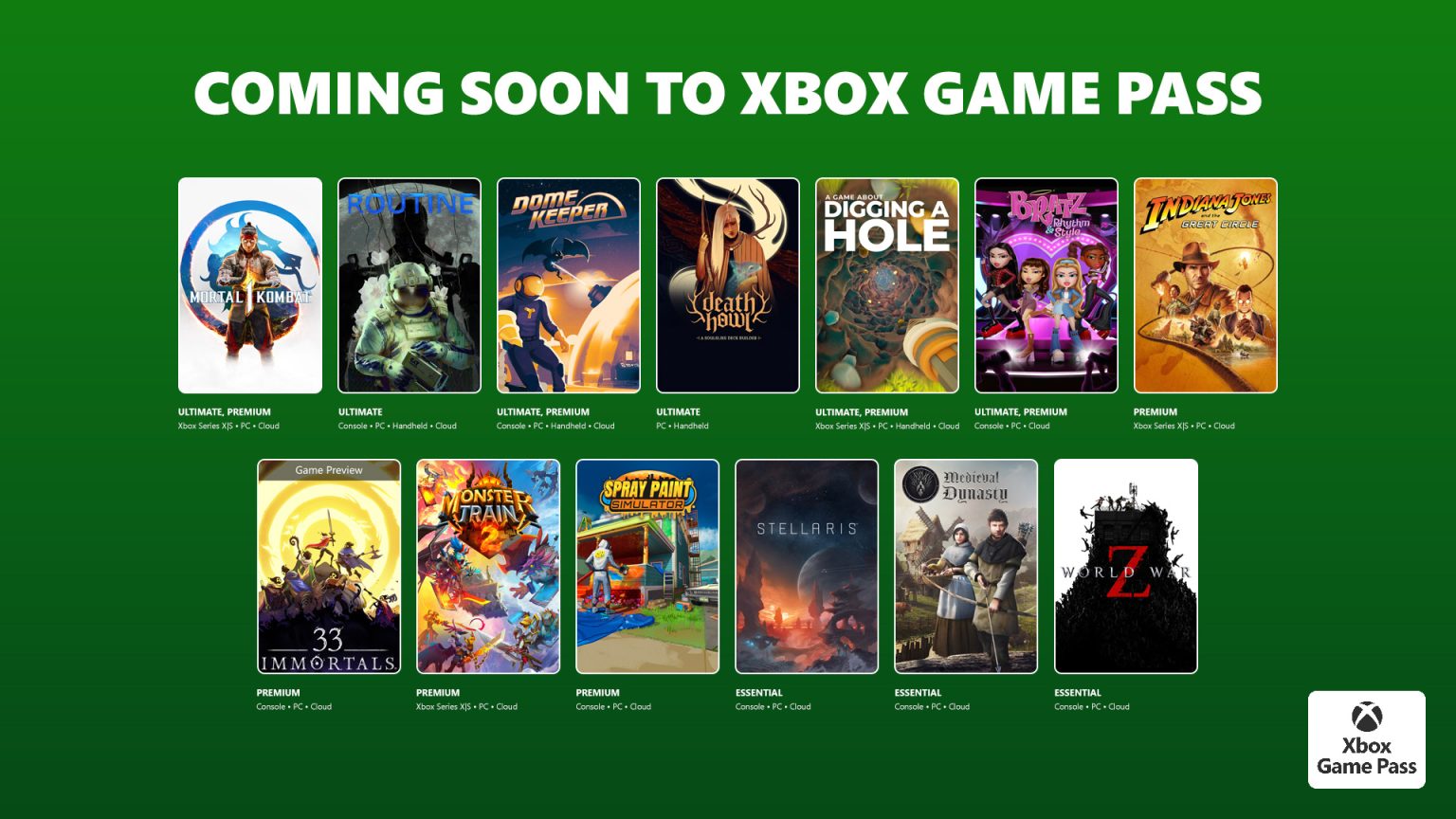 Dolazi na Xbox Game Pass: Mortal Kombat 1, Death Howl, Dome Keeper, Routine i još mnogo toga
