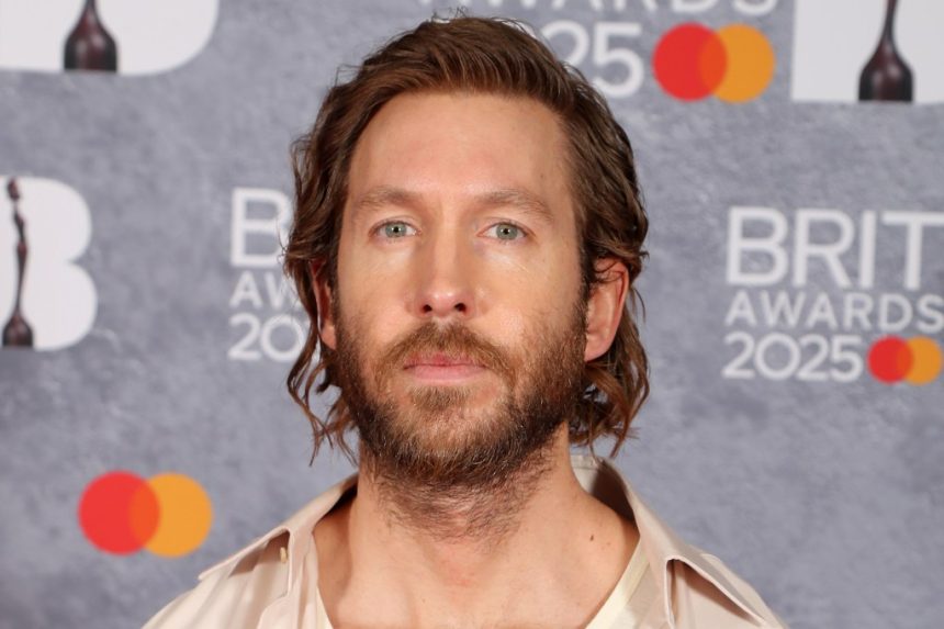 calvin harris brit awards 2025 billboard 1800