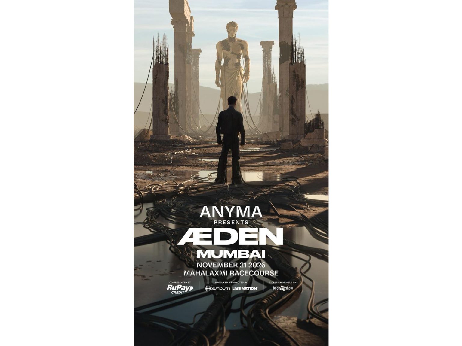 EDM umjetnica Anyma najavljuje svoj indijski debi uz AEDEN Show u Mumbaiju