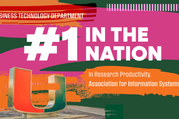 Business Technology Department Achieves Top Ranking in National Research Productivity