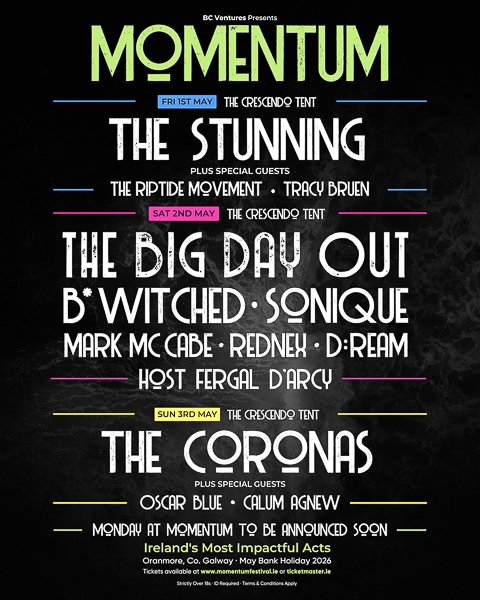 Dance Music Legend Sonique to Perform at Galway’s Momentum Festival This May