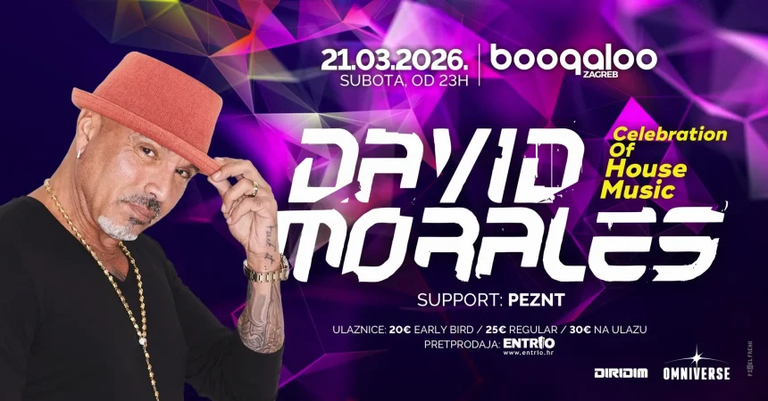 David Morales Returns to Zagreb for House Night Celebration