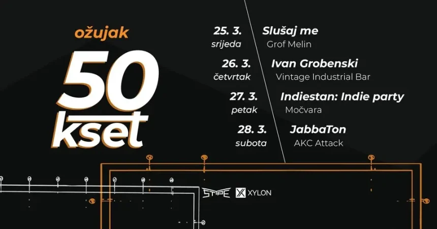 KSET50 Brings Series of March Events Across Zagreb Venues