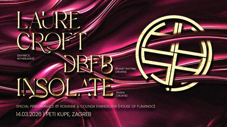 HUSH! Brings Laure Croft, DBFB and Insolate to Peti Kupe