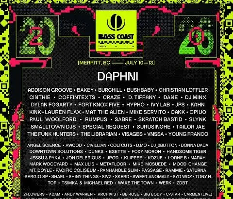 Bass Coast Announces Lineup for 2026 Edition
