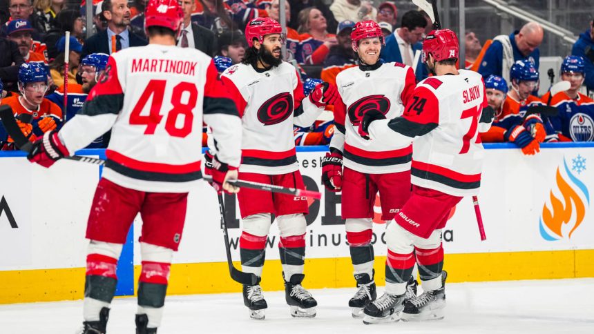 Recap: Hurricanes Sweep Past Oilers in Edmonton