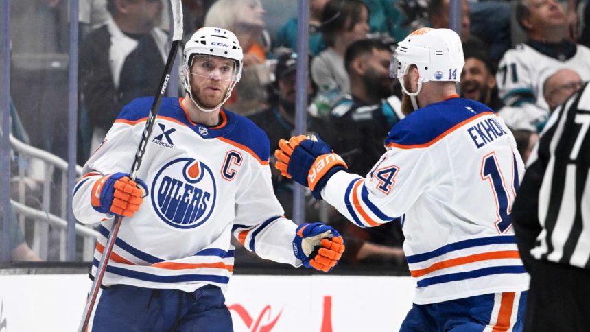 McDavid’s Hat Trick Powers Oilers to Victory Over Sharks with 5-Point Night
