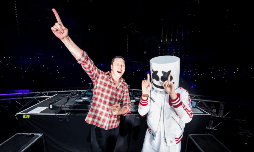 Top 10 Most Streamed DJs Right Now Tiesto Marshmello 1000x600