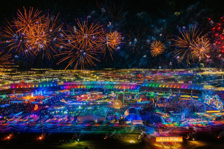 edc 2025 aerial fireworks