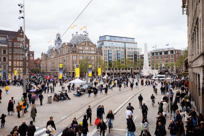 Crowd at ADE, Amsterdam Dance Event, during its 30th anniversary edition