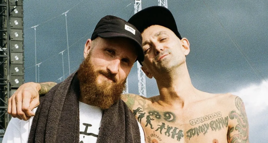 4am Kru, the London jungle duo, performing live ahead of their Bristol show