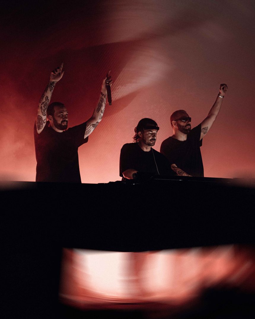Swedish House Mafia, whose track Happiness Is So Sad with Lykke Li hit No. 1 on Dance Airplay